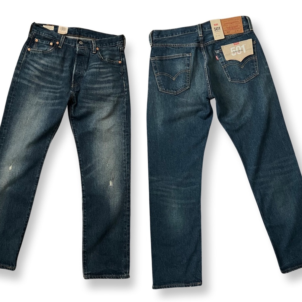 LEVI’S® PREMIUM 501® ORIGINAL JEANS - Picture 12 of 16